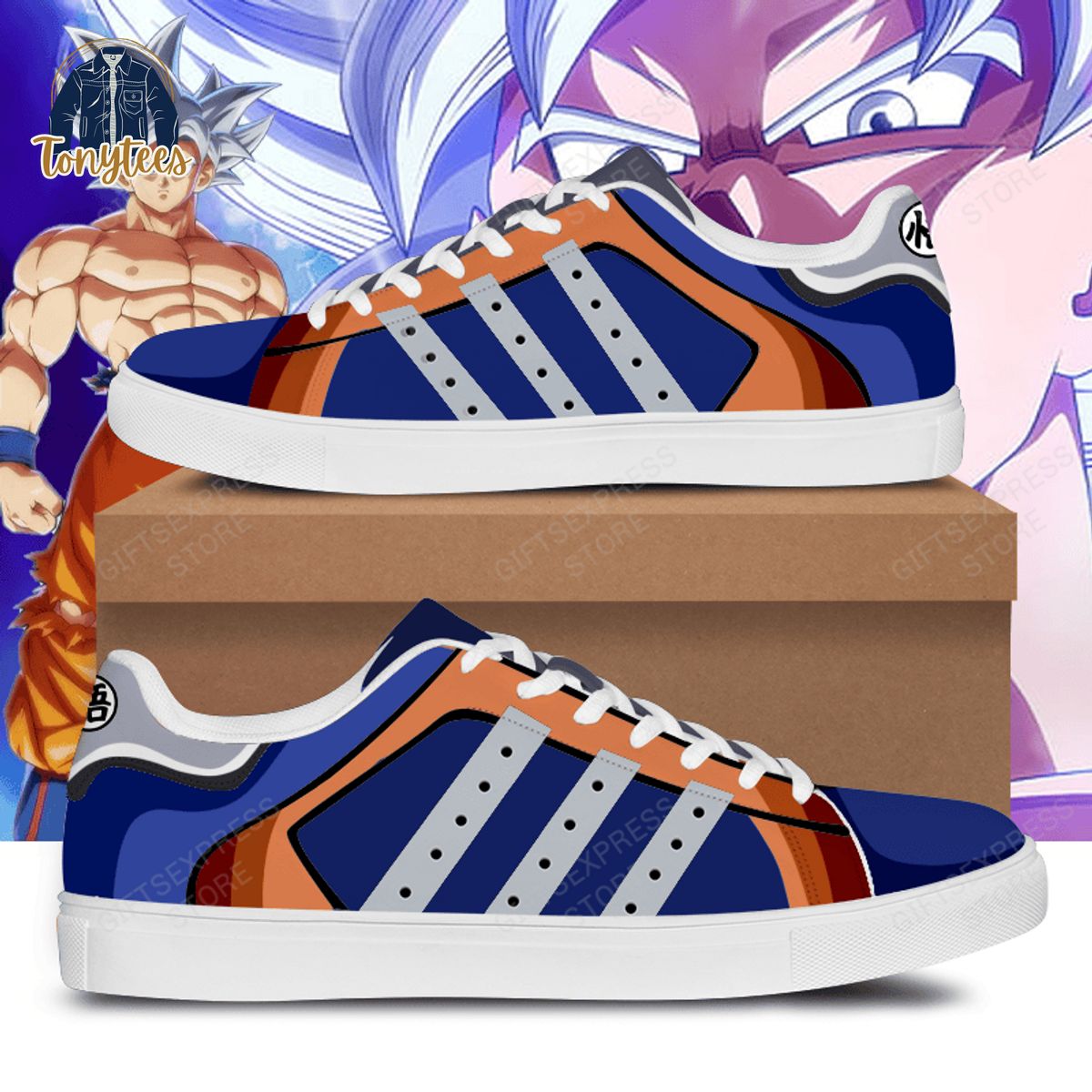 Dragon Ball Z Goku Ultra Instinct Adidas Stan Smith Shoes