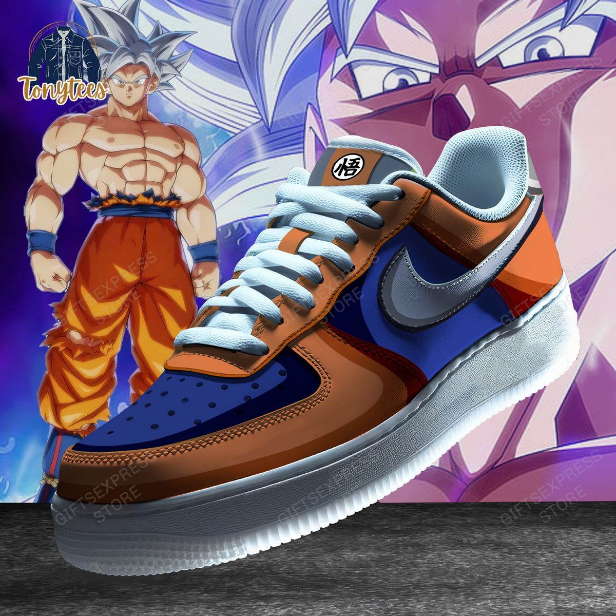 Dragon Ball Z Goku Ultra Instinct Air Force 1 Sneaker