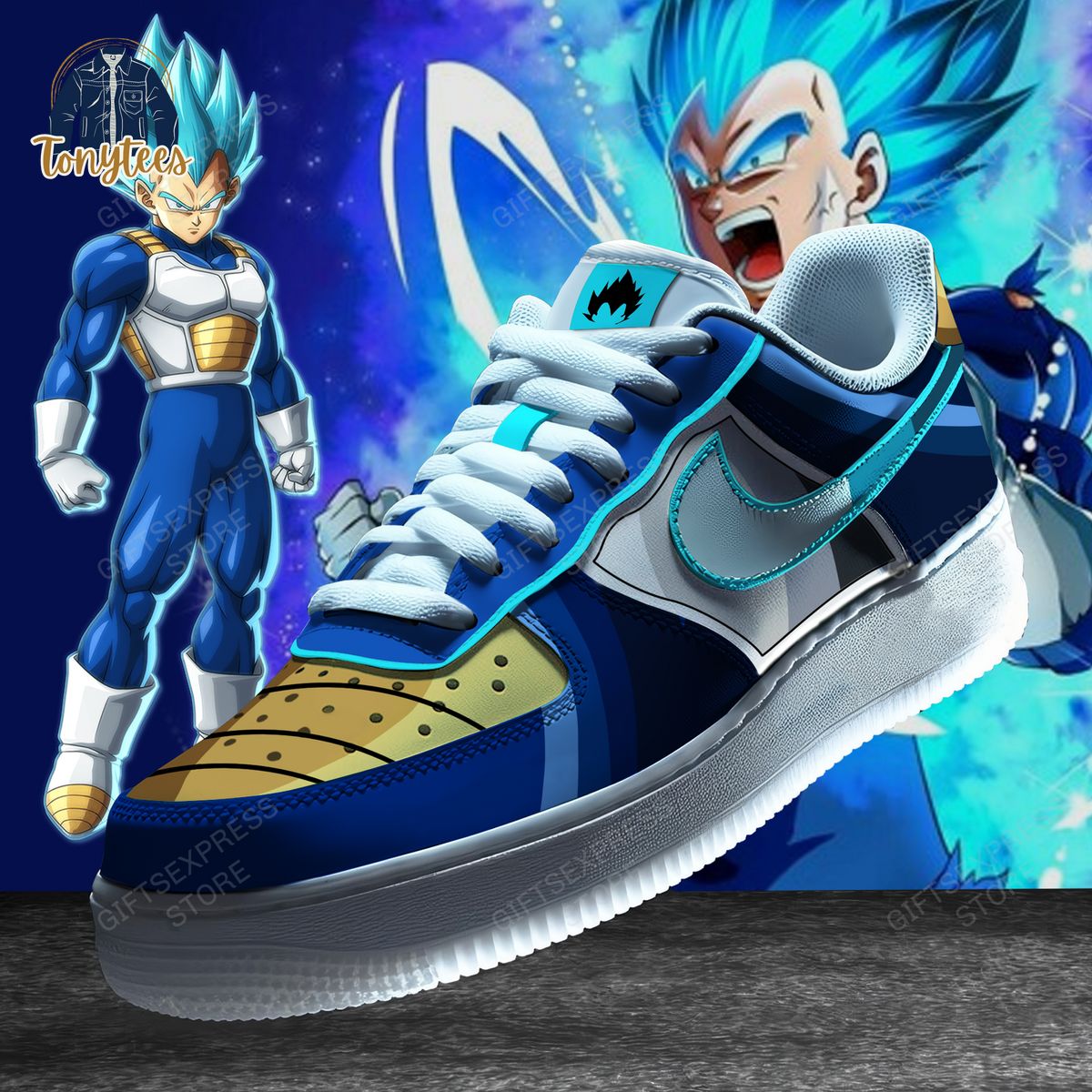 Dragon Ball Z Vegeta Air Force 1 Sneaker