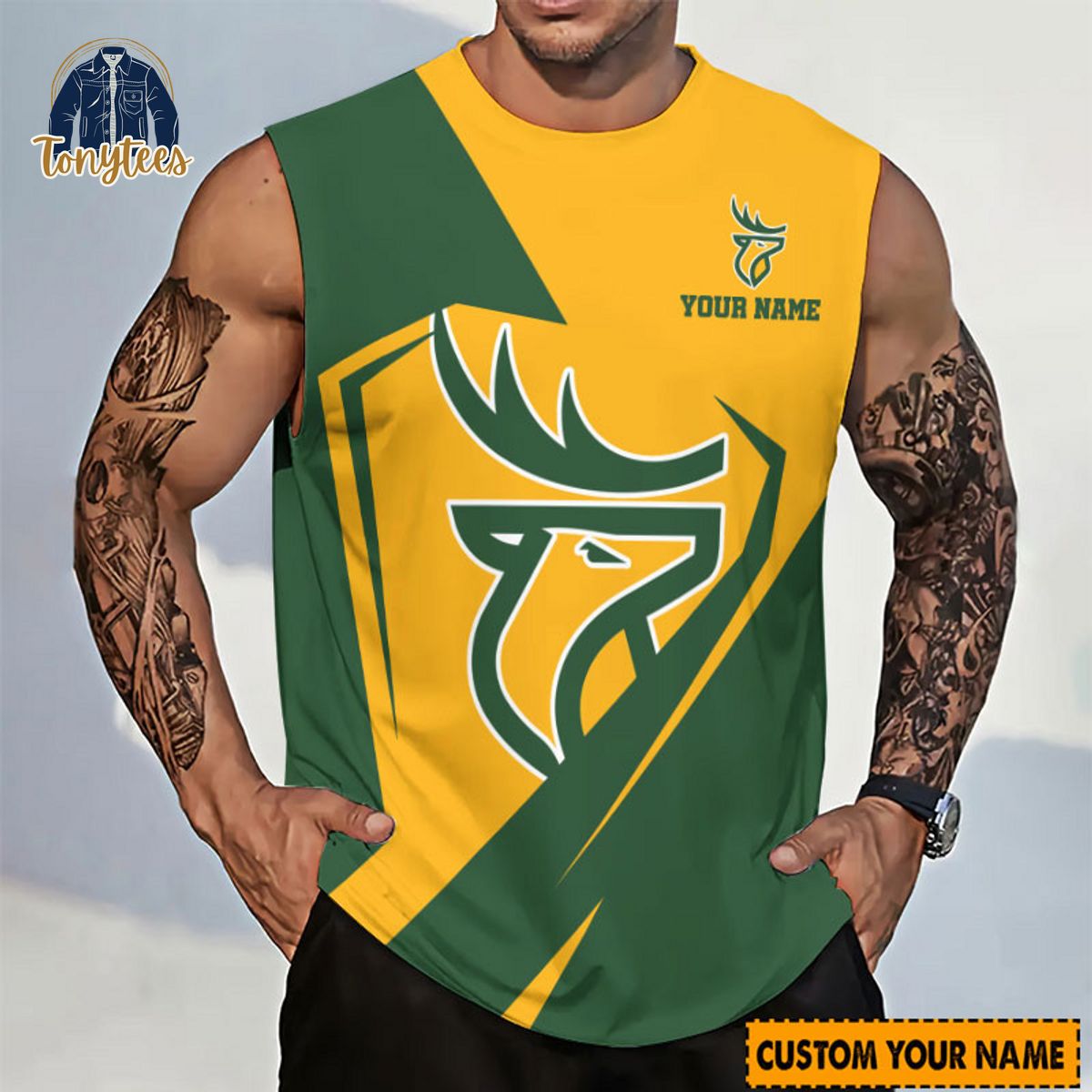 Edmonton Elks CFL Personalized Tanktop