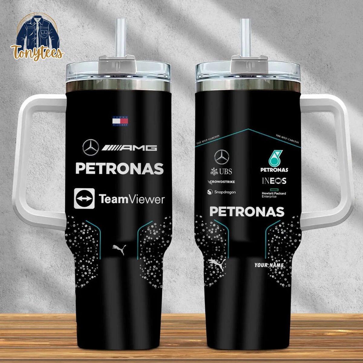 F1 Mercedes-Benz Personalized Stainless Steel Stanley Tumbler