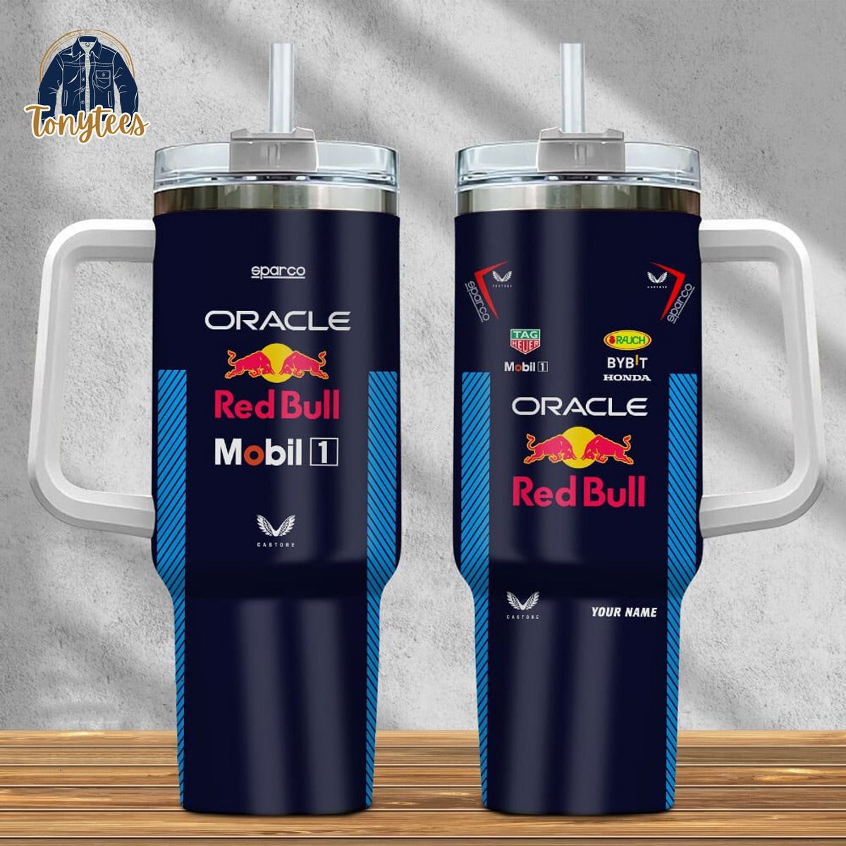 F1 Red Bull Racing Personalized Stainless Steel Stanley Tumbler