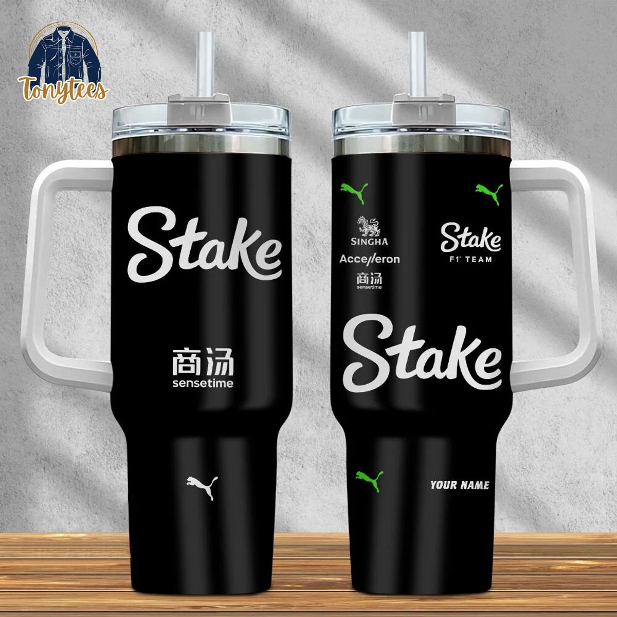 F1 Stake Personalized Stainless Steel Stanley Tumbler