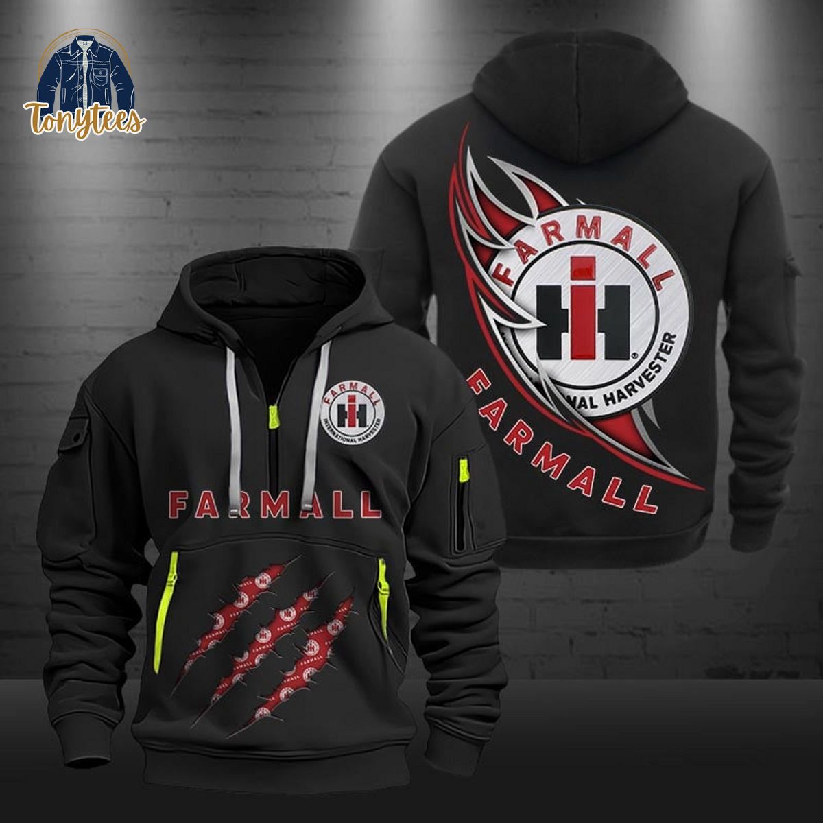 Farmall Tractors Heavy Hoodie