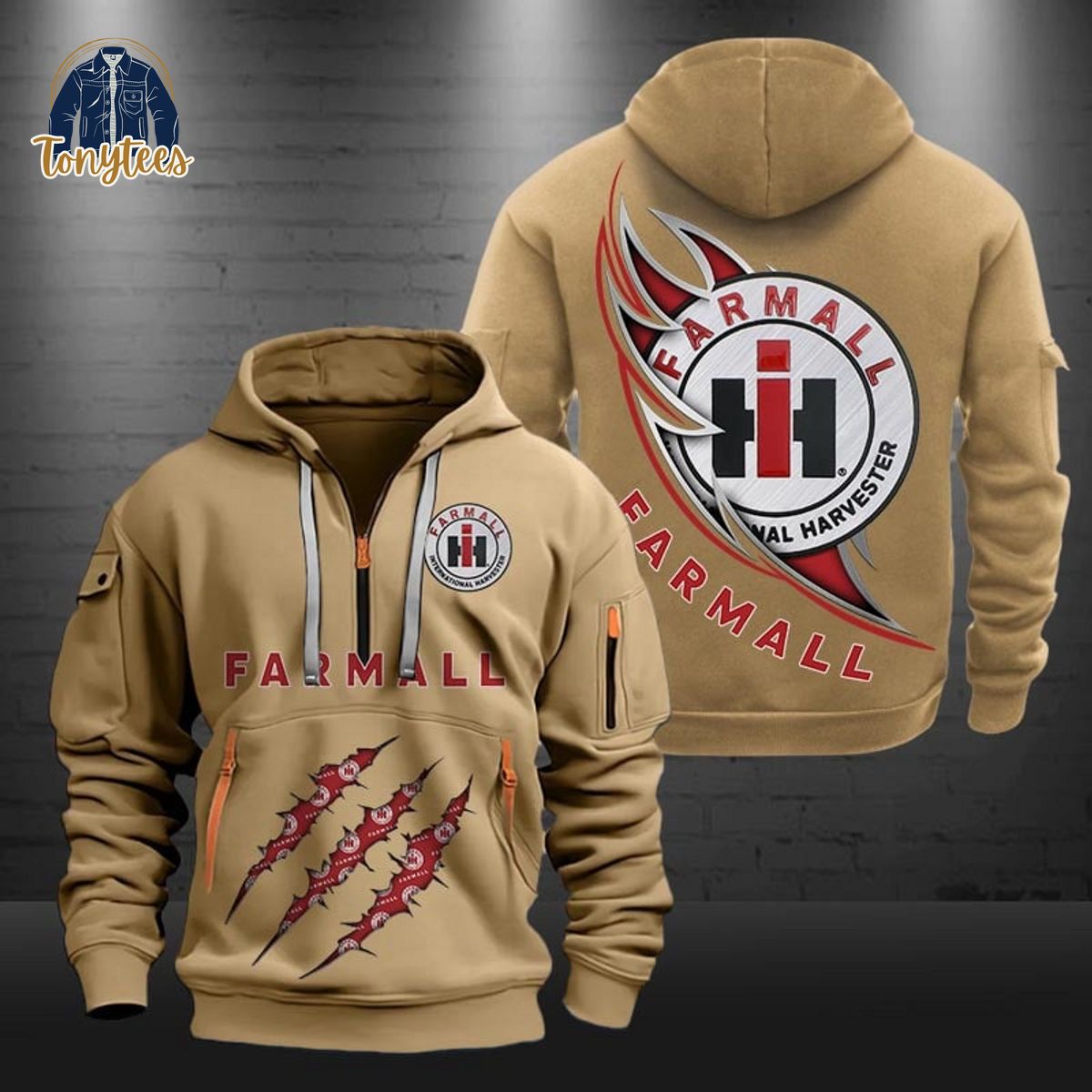 Farmall Tractors Heavy Hoodie