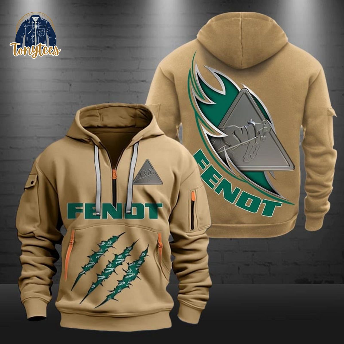 Fendt Tractors Heavy Hoodie