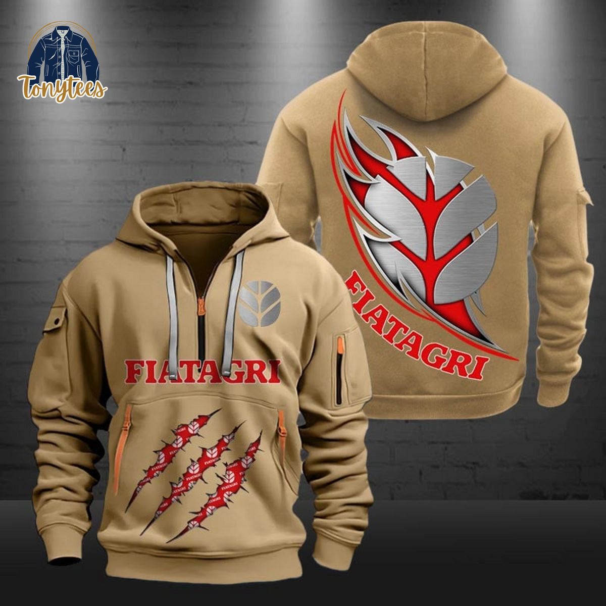 Fiatagri Tractors Heavy Hoodie