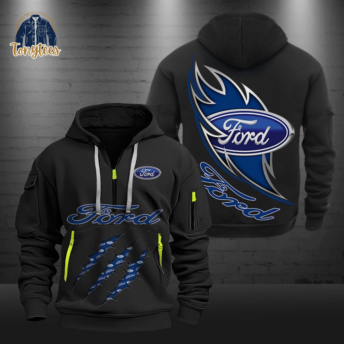 Ford Tractors Heavy Hoodie