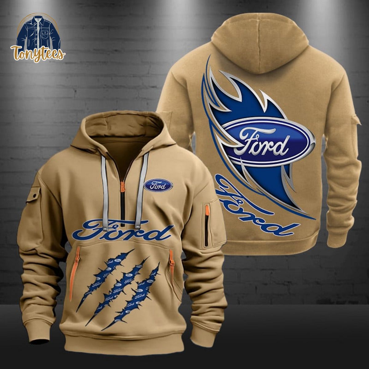 Ford Tractors Heavy Hoodie