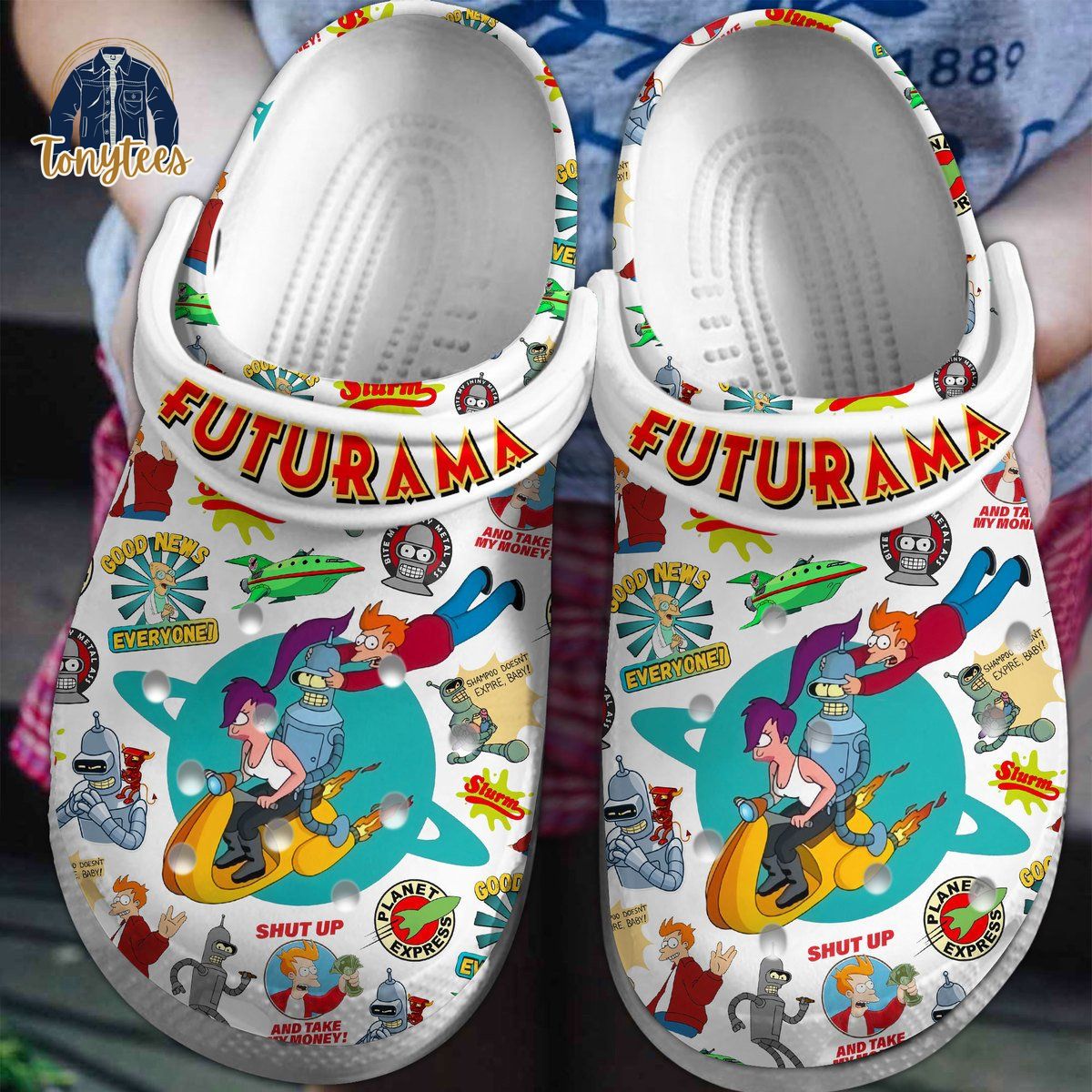 Futurama Sci-fi Crocs Clogs