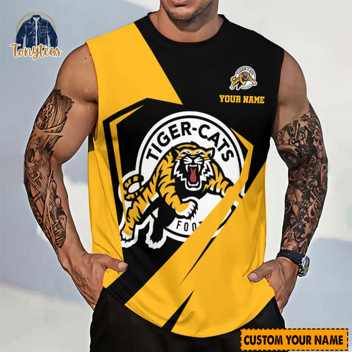 Hamilton Tiger-Cats CFL Personalized Tanktop