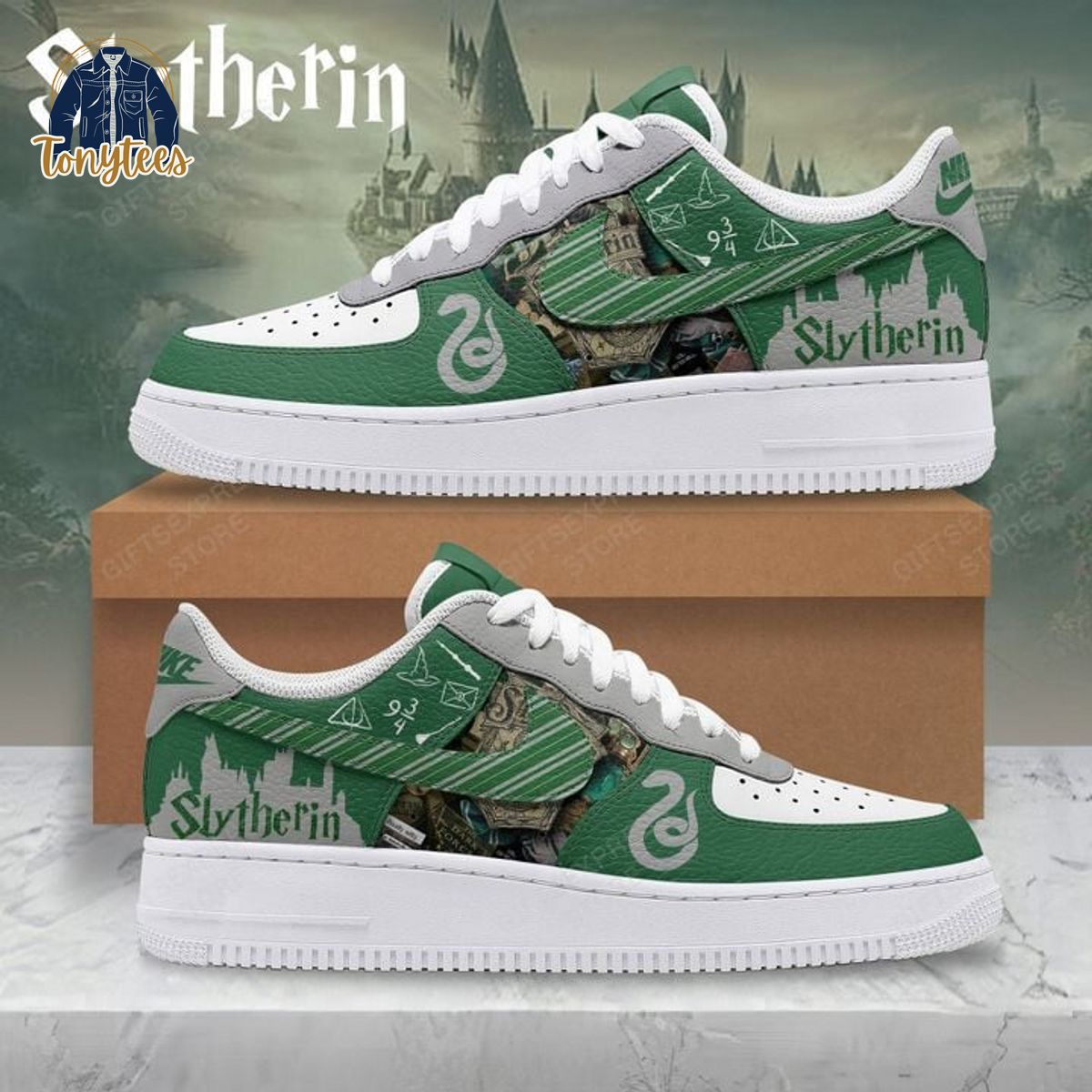 Harry Potter Slytherin Air Force 1 Sneaker