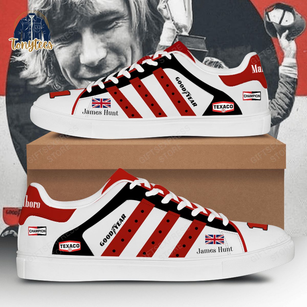 James Hunt Adidas Stan Smith Shoes