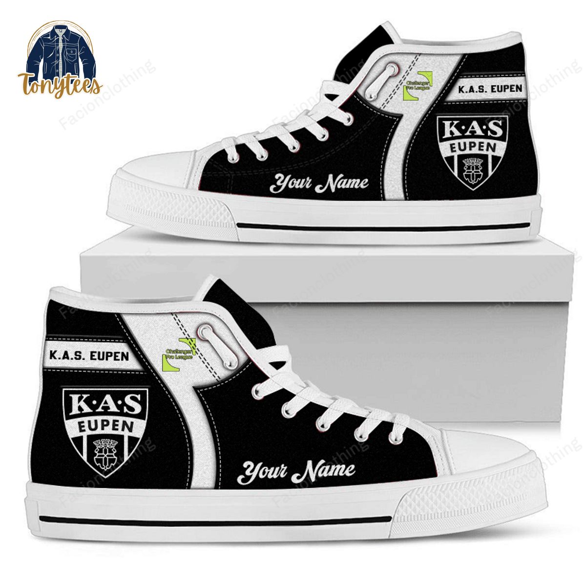 KAS Eupen Personalized High Top Canvas Shoes