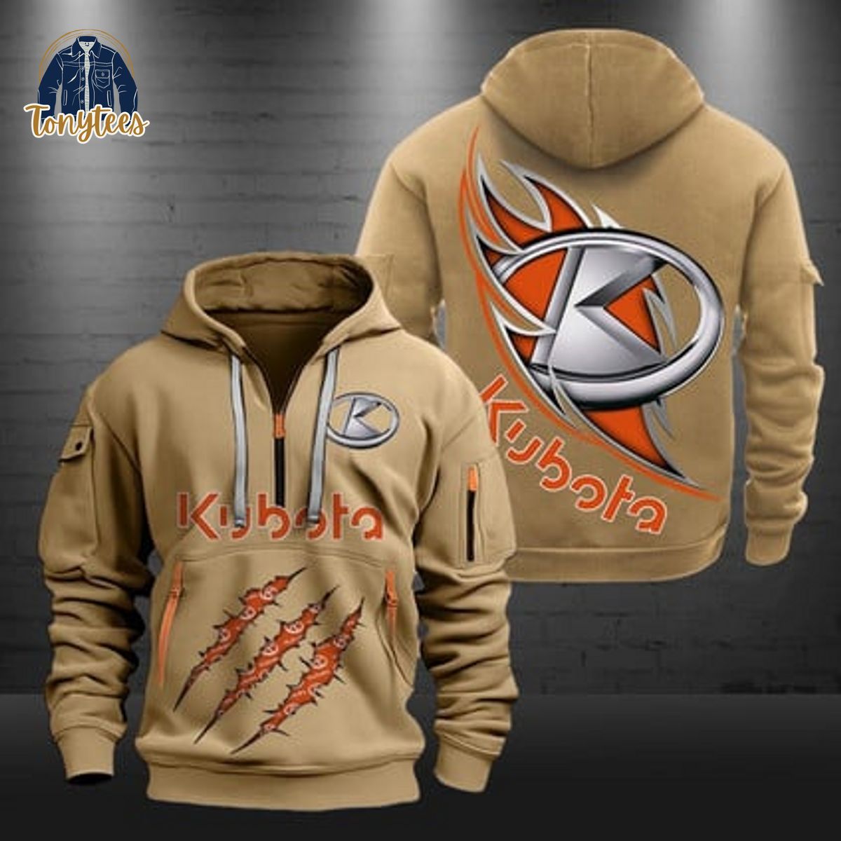 Kubota Tractors Heavy Hoodie