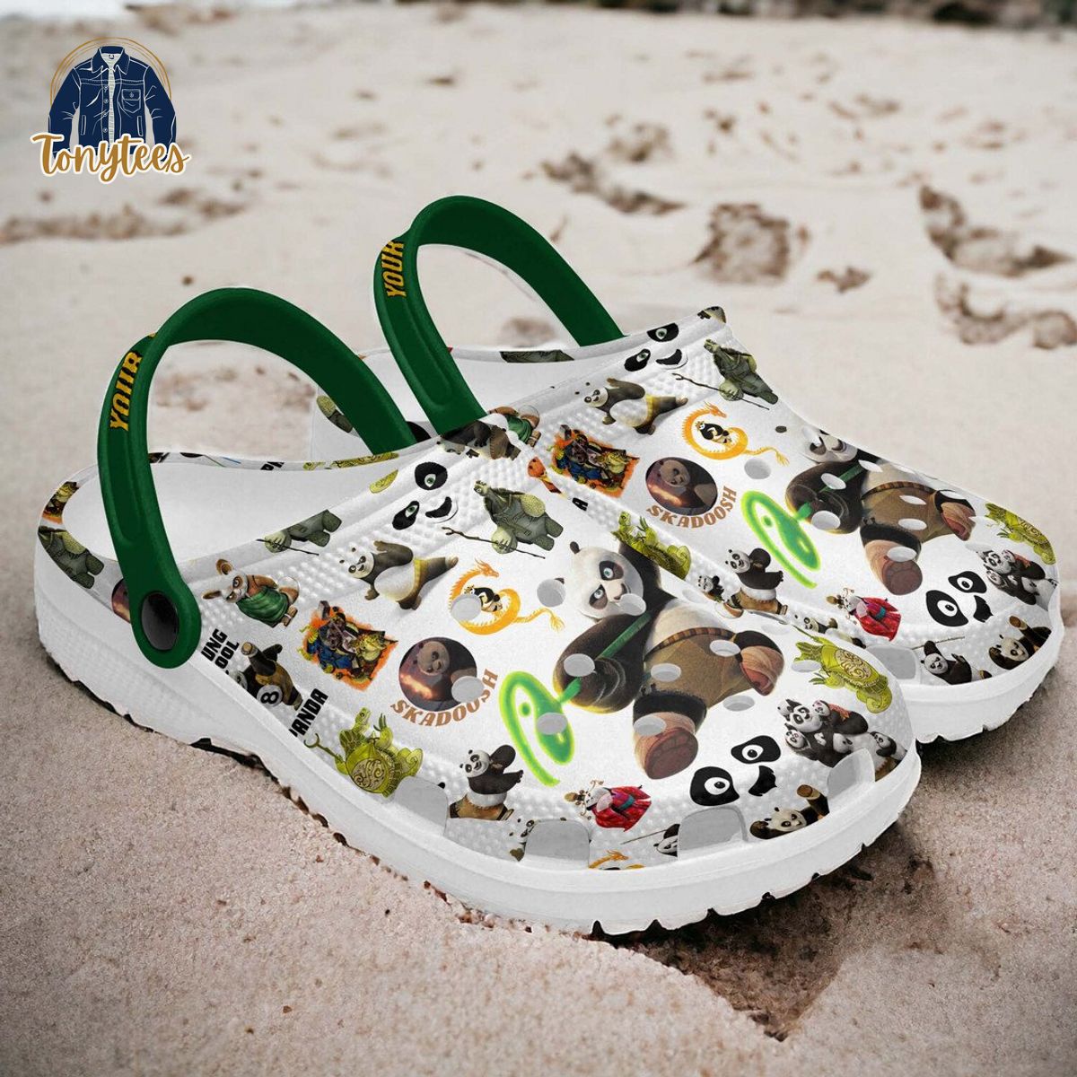 Kung Fu Panda Skadoosh Custom Name Crocs Clogs