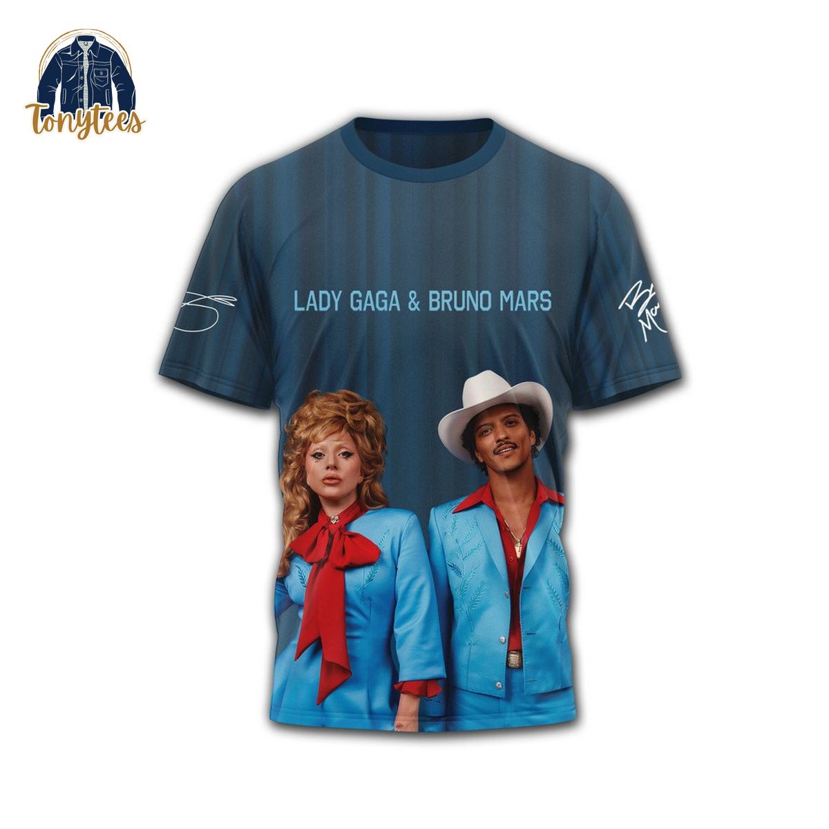 Lady Gaga & Bruno Mars Die With A Smile 3d Shirt