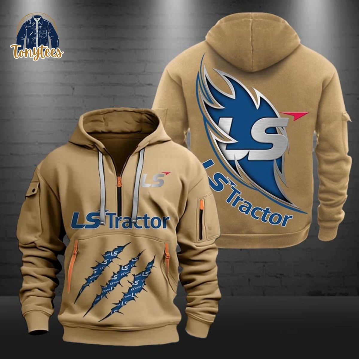 LS Tractor Tractors Heavy Hoodie