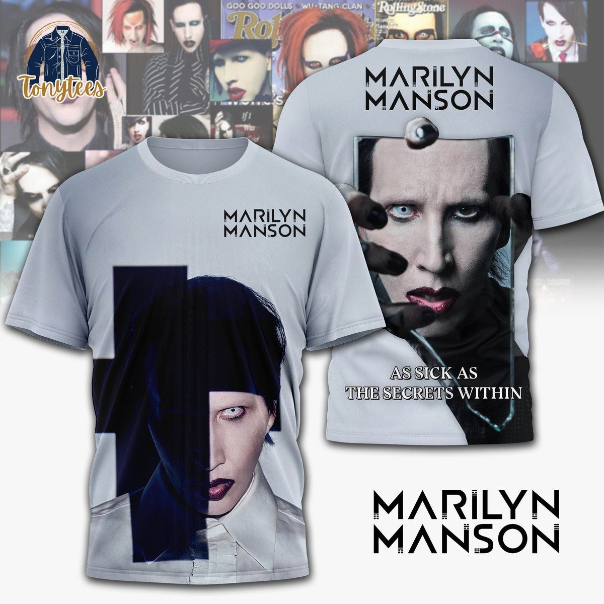 Marilyn Manson As Sick As The Secrets Within 3d Shirt