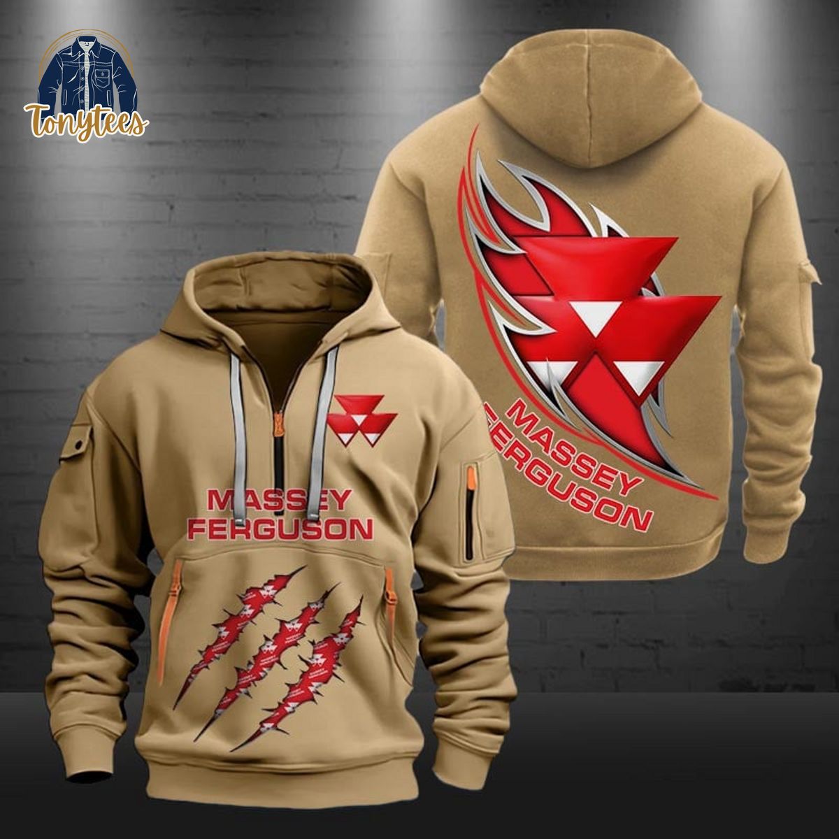 Massey Ferguson Tractors Heavy Hoodie