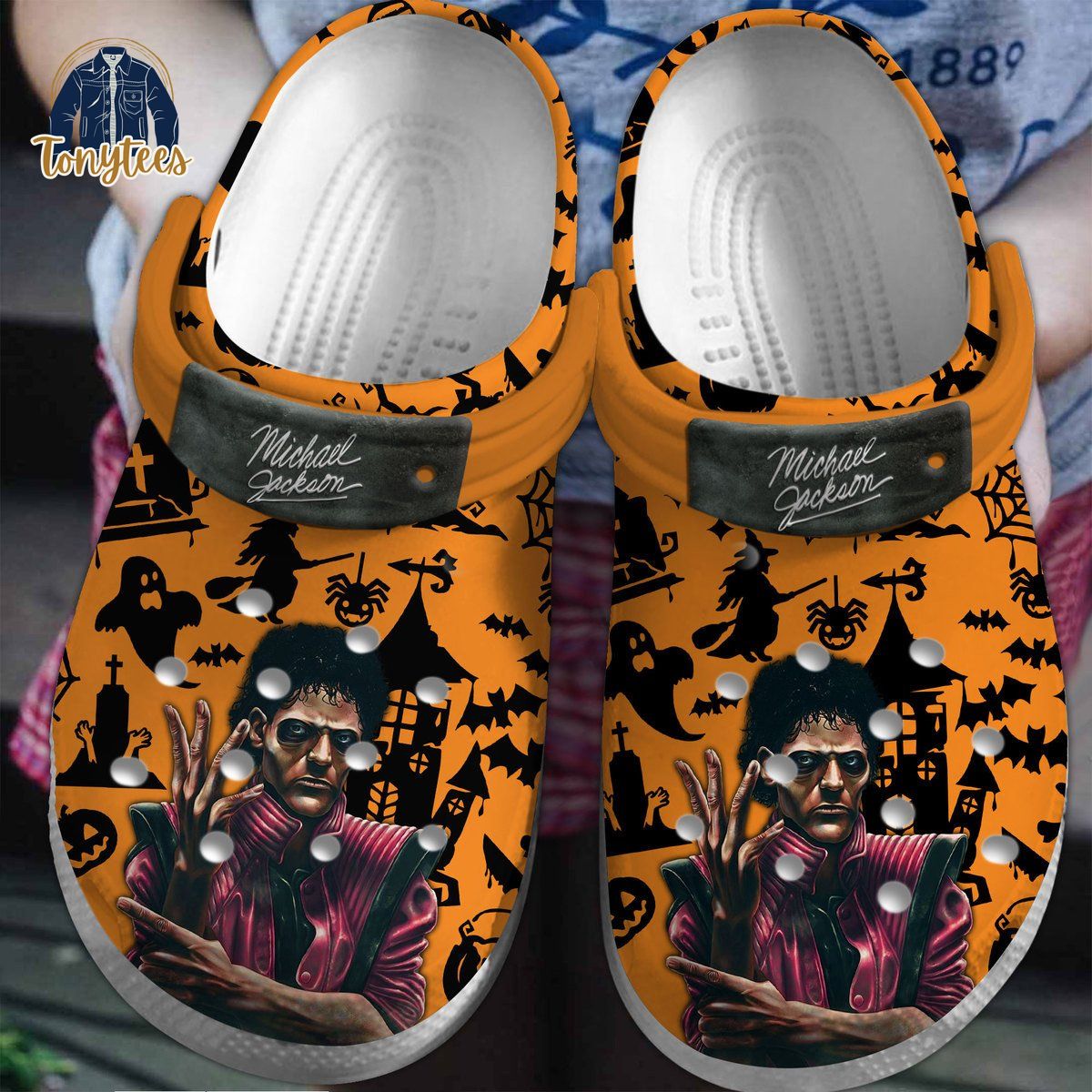 Michael Jackson Halloween Crocs Clogs Shoes