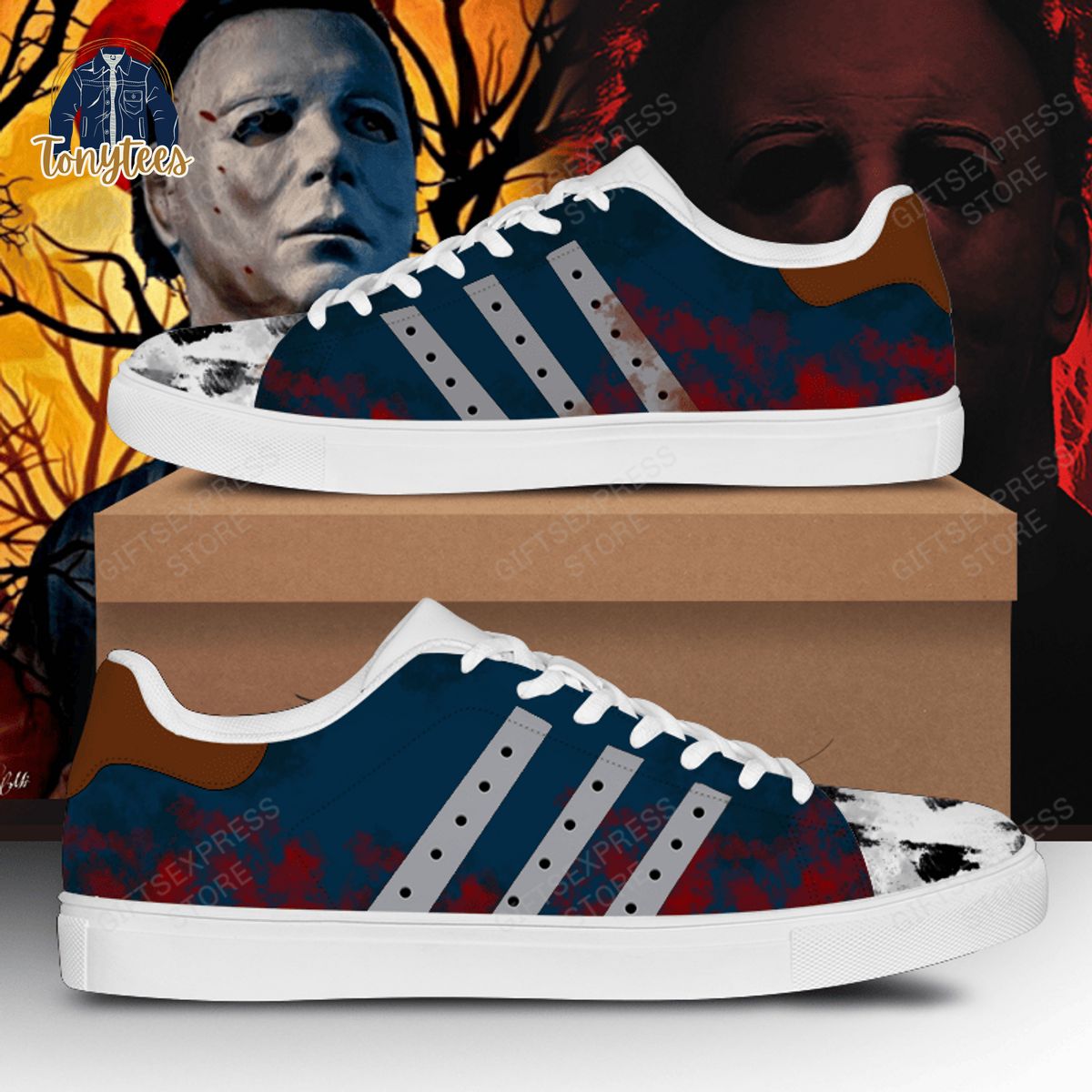 Michael Myers Adidas Stan Smith Shoes