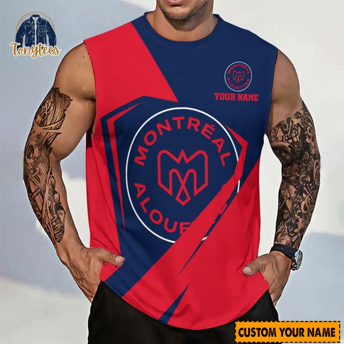 Montreal Alouettes CFL Personalized Tanktop