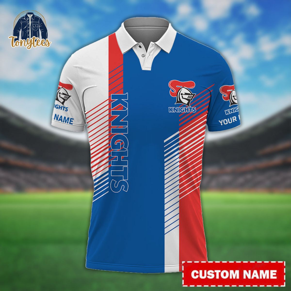 Newcastle Knights NRL Custom Name Polo Shirt