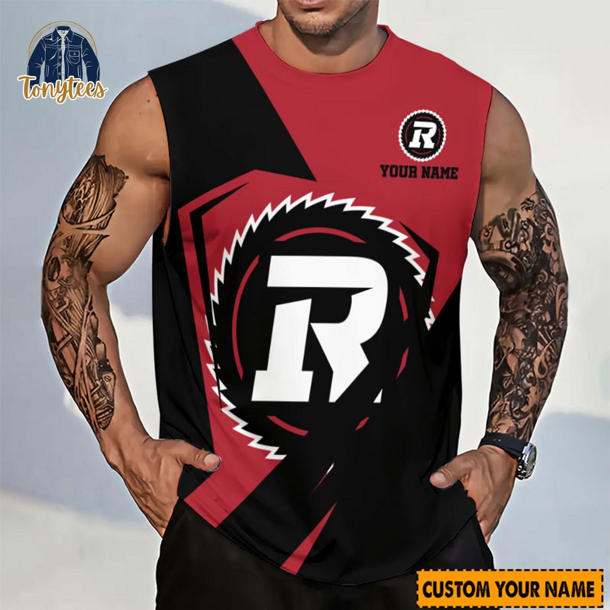 Ottawa Redblacks CFL Personalized Tanktop