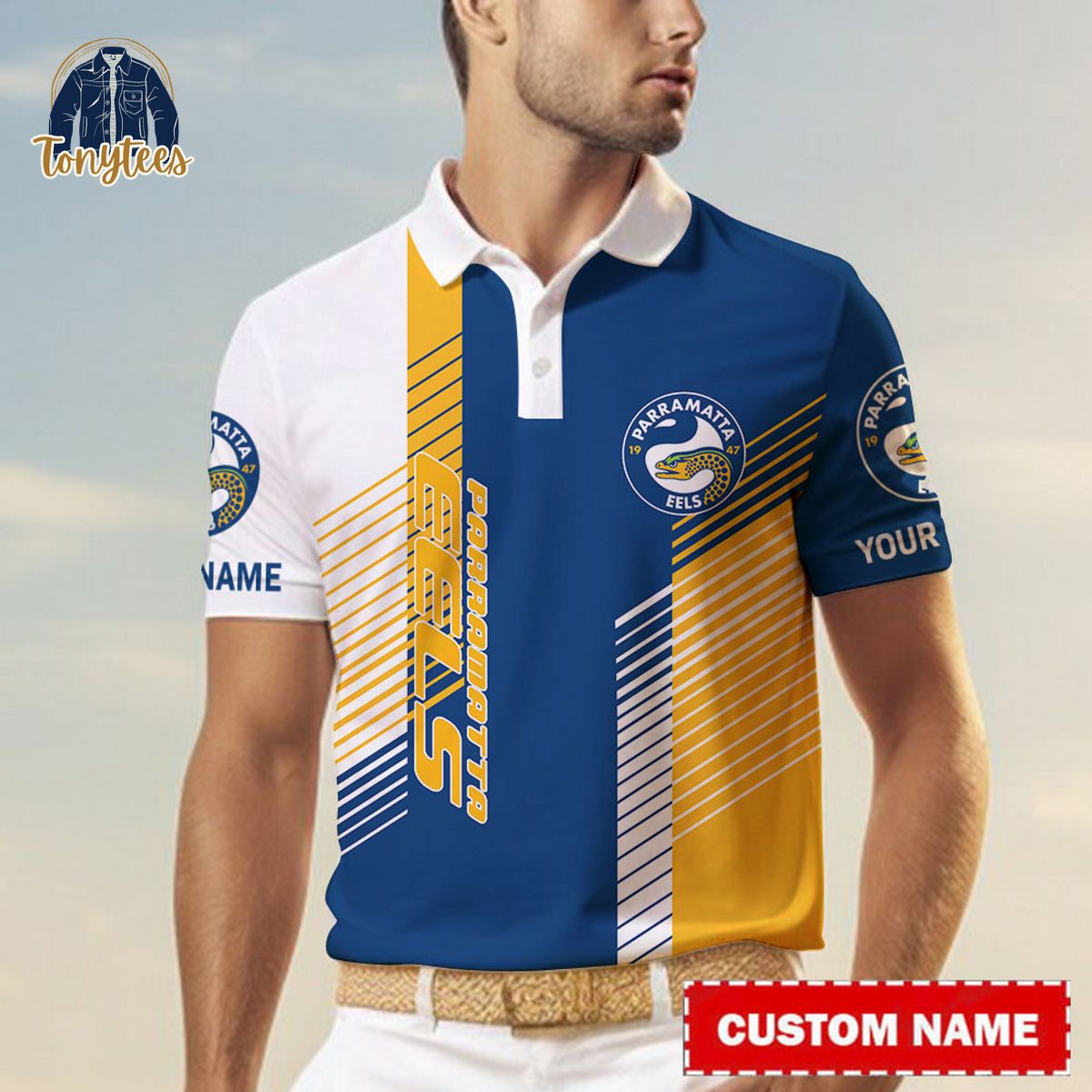 Parramatta Eels NRL Custom Name Polo Shirt