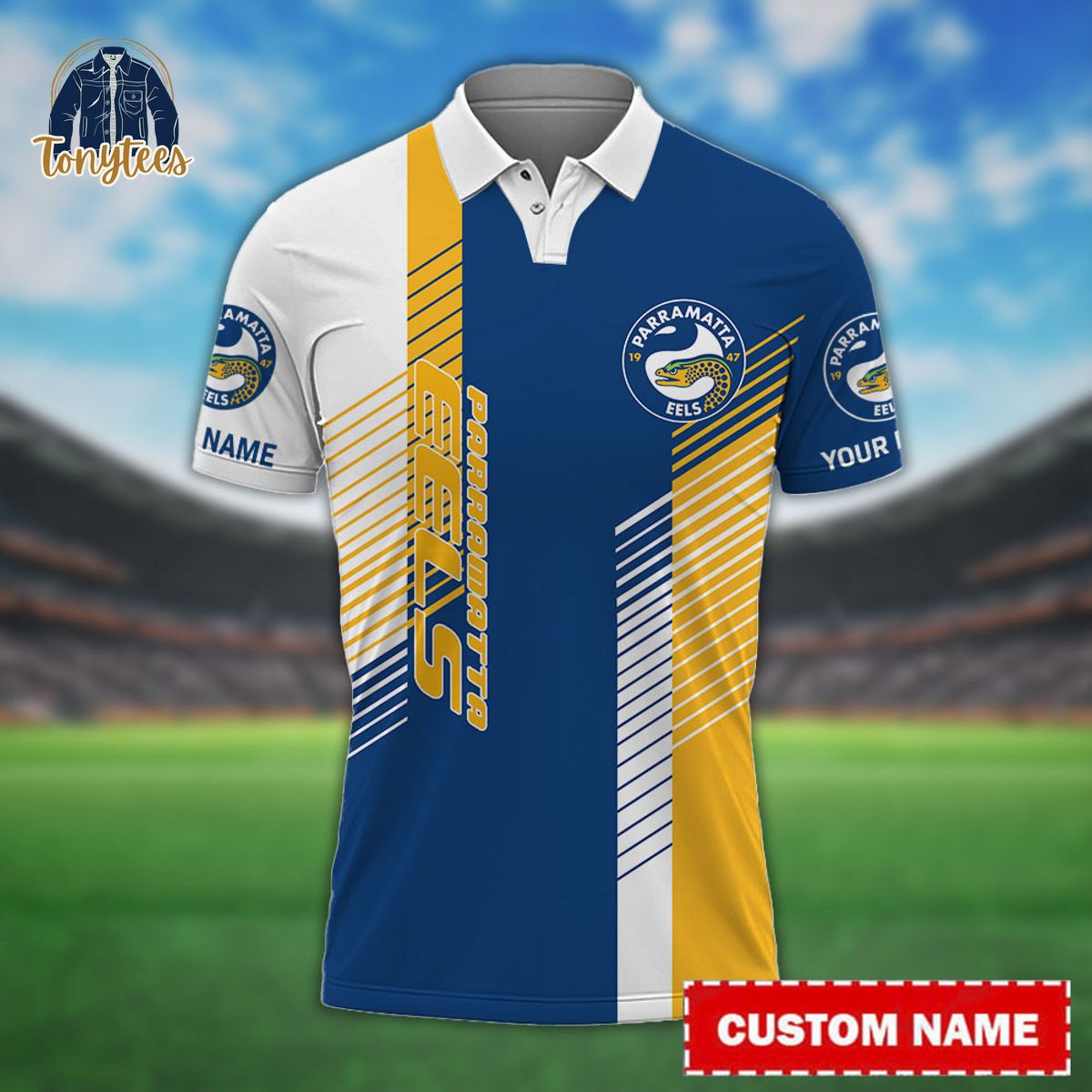 Parramatta Eels NRL Custom Name Polo Shirt