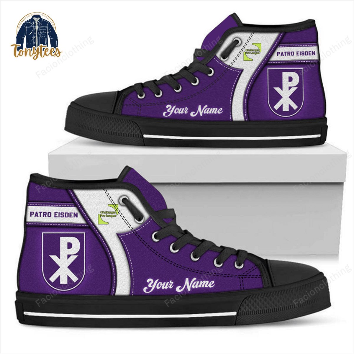 Patro Eisden Personalized High Top Canvas Shoes