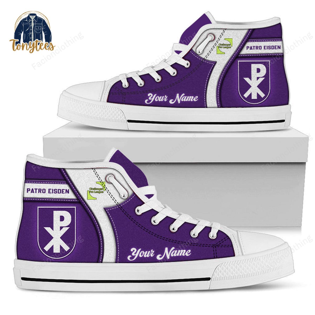 Patro Eisden Personalized High Top Canvas Shoes