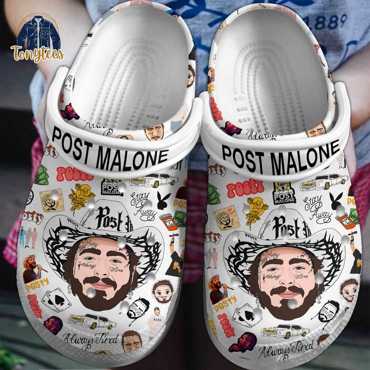 Post Malone Crocs Clogs Shoes