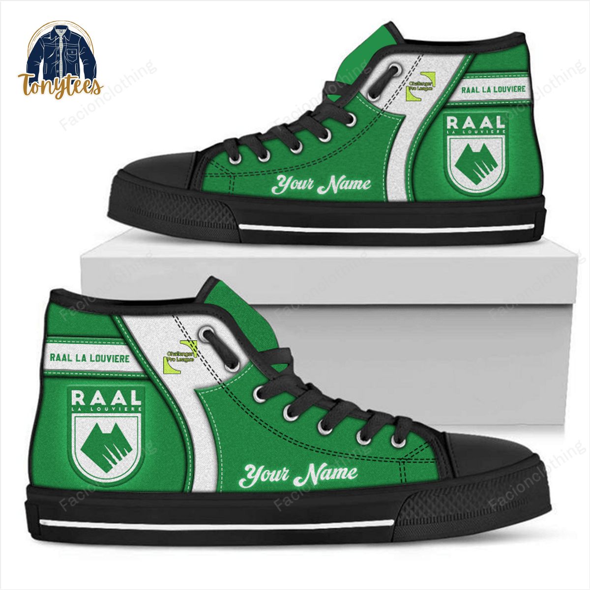 RAAL La Louviere Personalized High Top Canvas Shoes