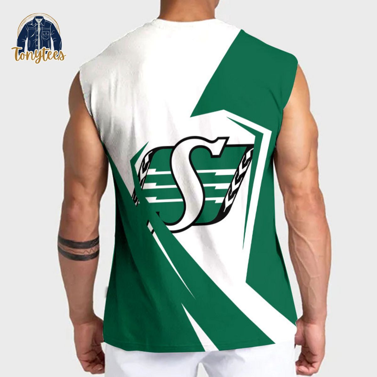 Saskatchewan Roughriders CFL Personalized Tanktop