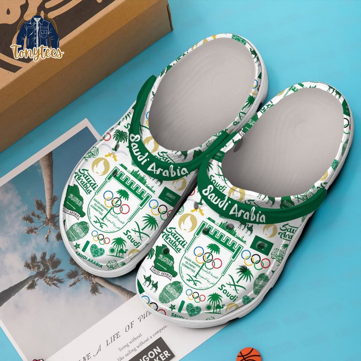 Saudi Arabia Olympic Paris 2024 Crocs Clogs