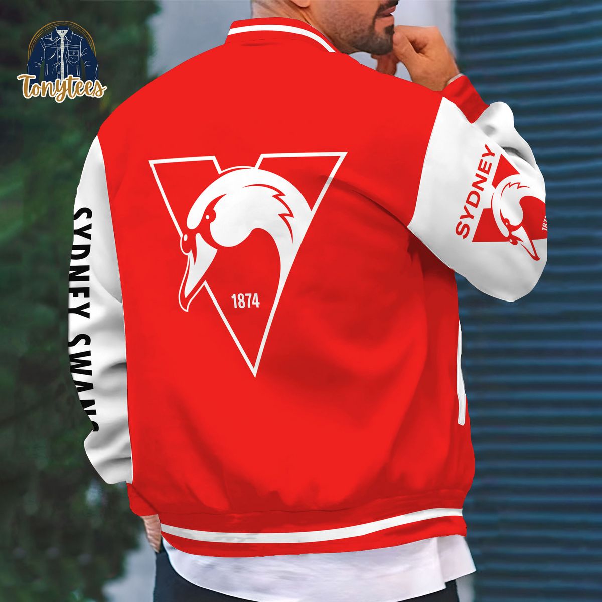 Sydney Swans AFL Custom Name Baseball Jacket