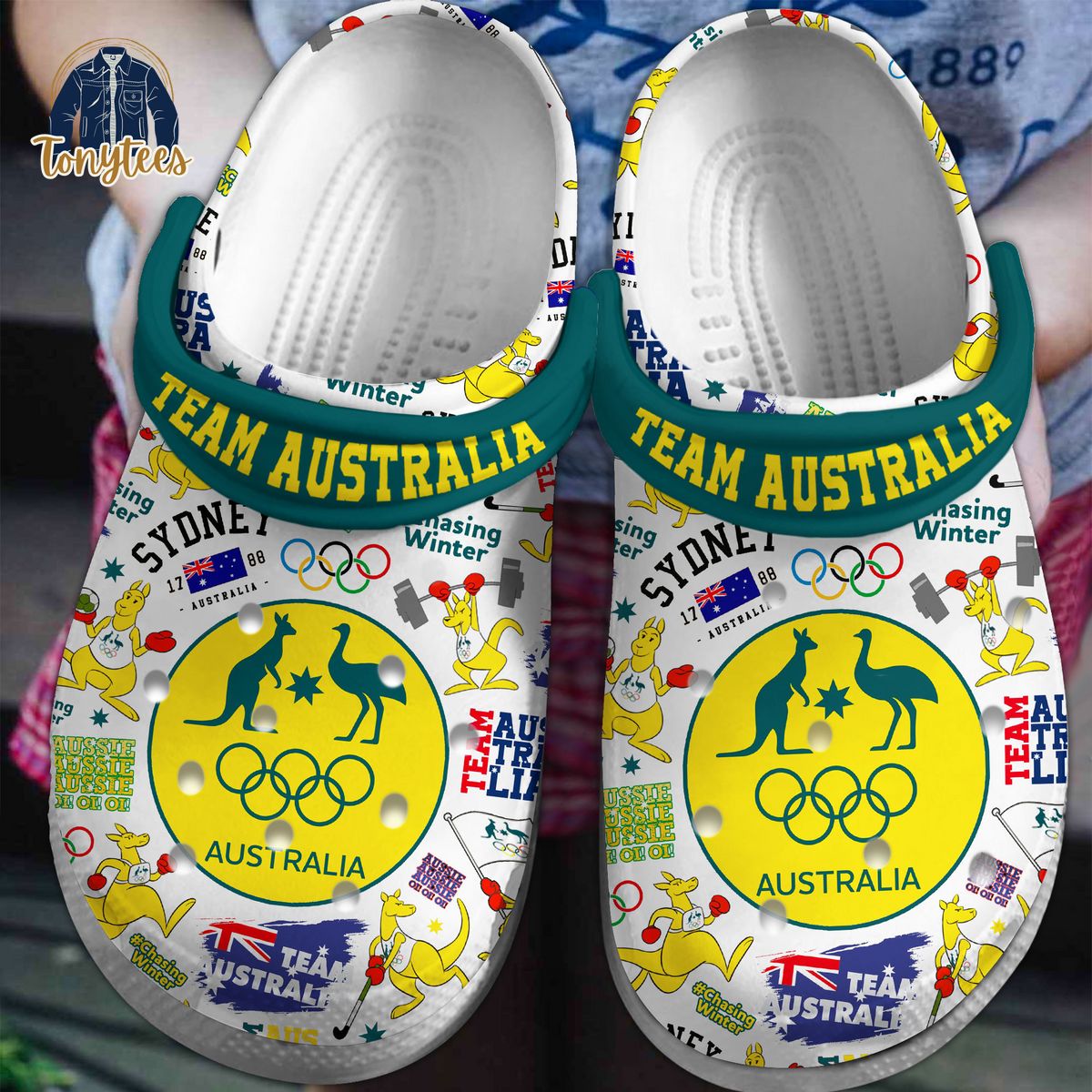 Team Australia Olympic Paris 2024 Crocs Clogs