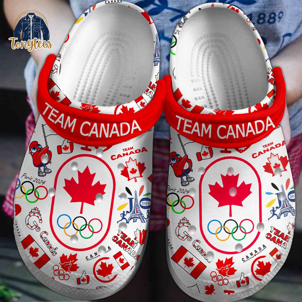 Team Canada Olympic Paris 2024 Crocs Clogs