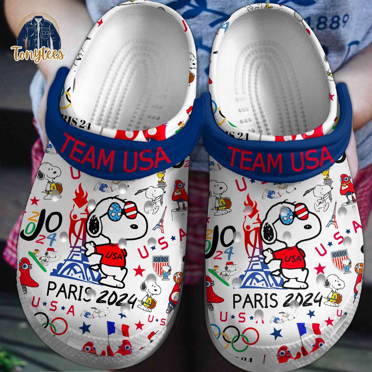 Team USA Olympic Paris 2024 Crocs Clogs