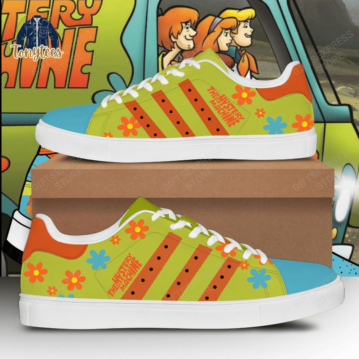 The Mystery Machine Adidas Stan Smith Shoes