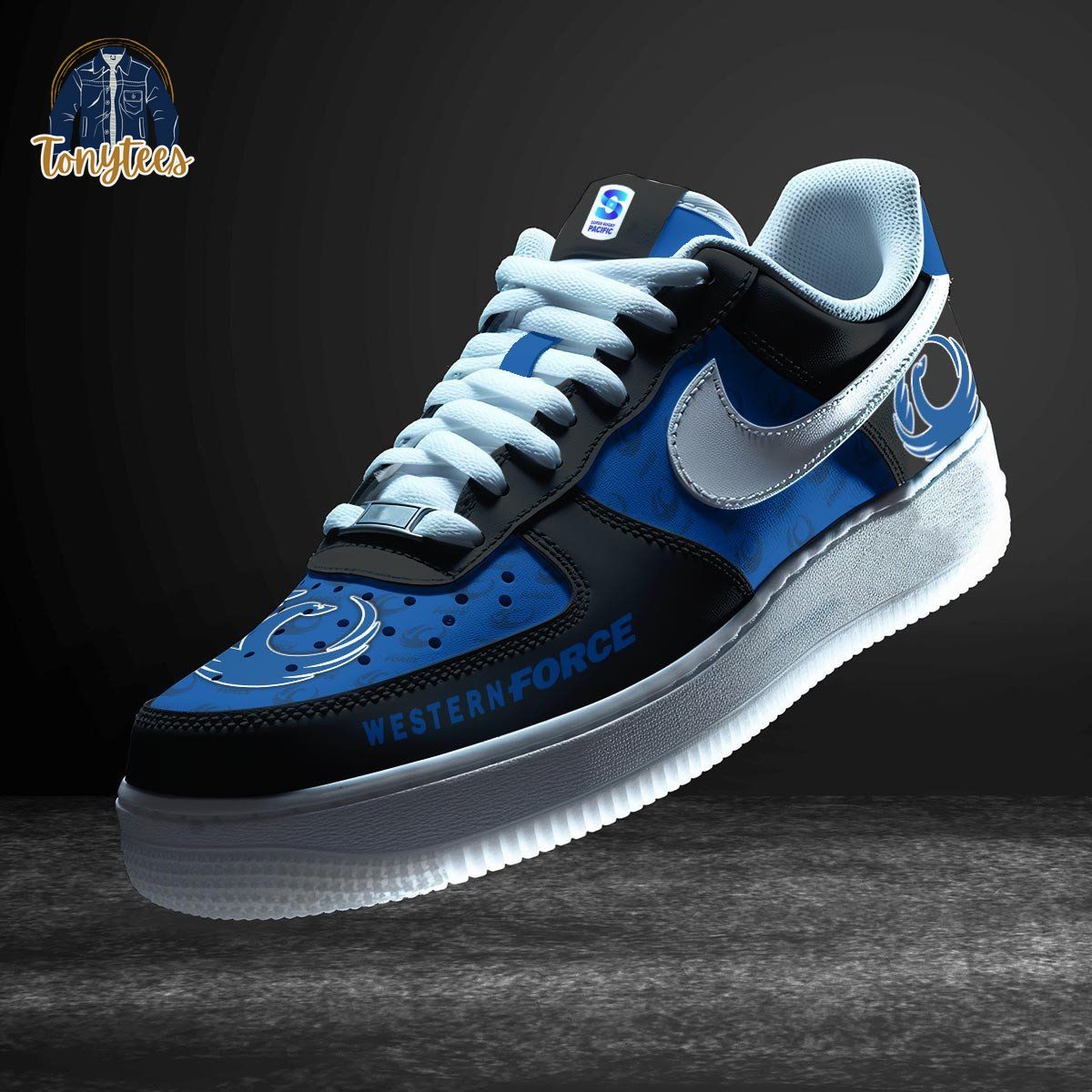 Western Force Super Rugby Air Force 1 Sneaker