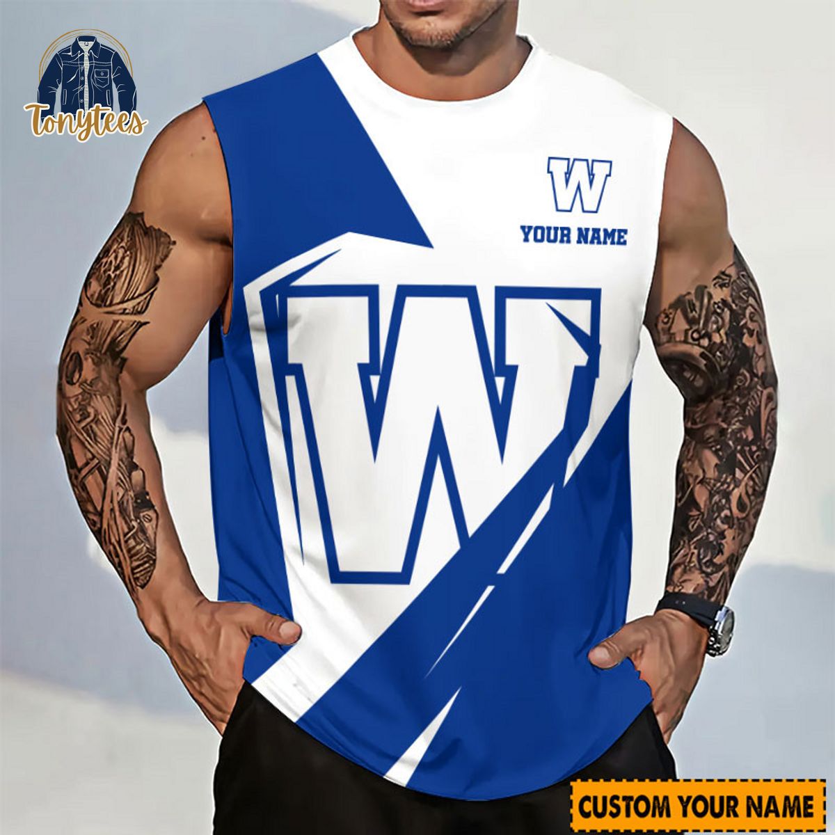 Winnipeg Blue Bombers CFL Personalized Tanktop