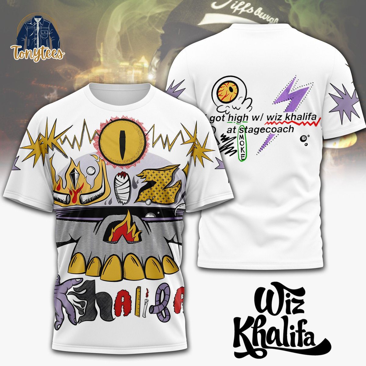 Wiz Khalifa Smoke 3d Shirt