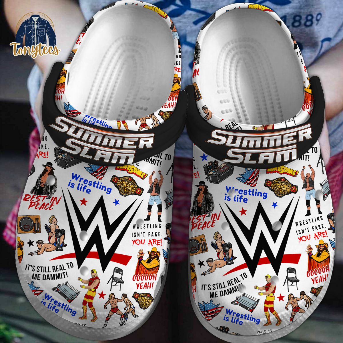 WWE SummerSlam Crocs Clogs