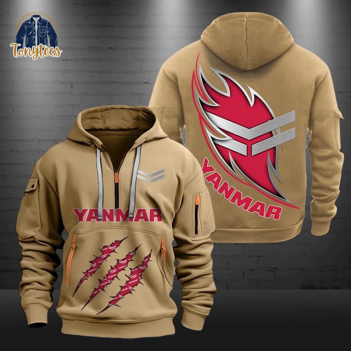 Yanmar Tractors Heavy Hoodie