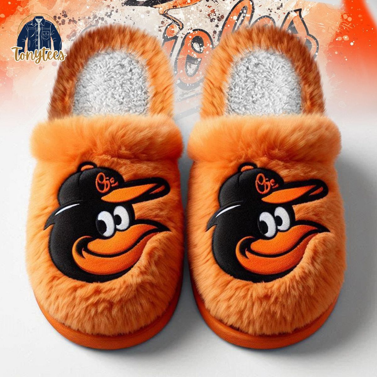 Baltimore Orioles MLB Fleece Slippers