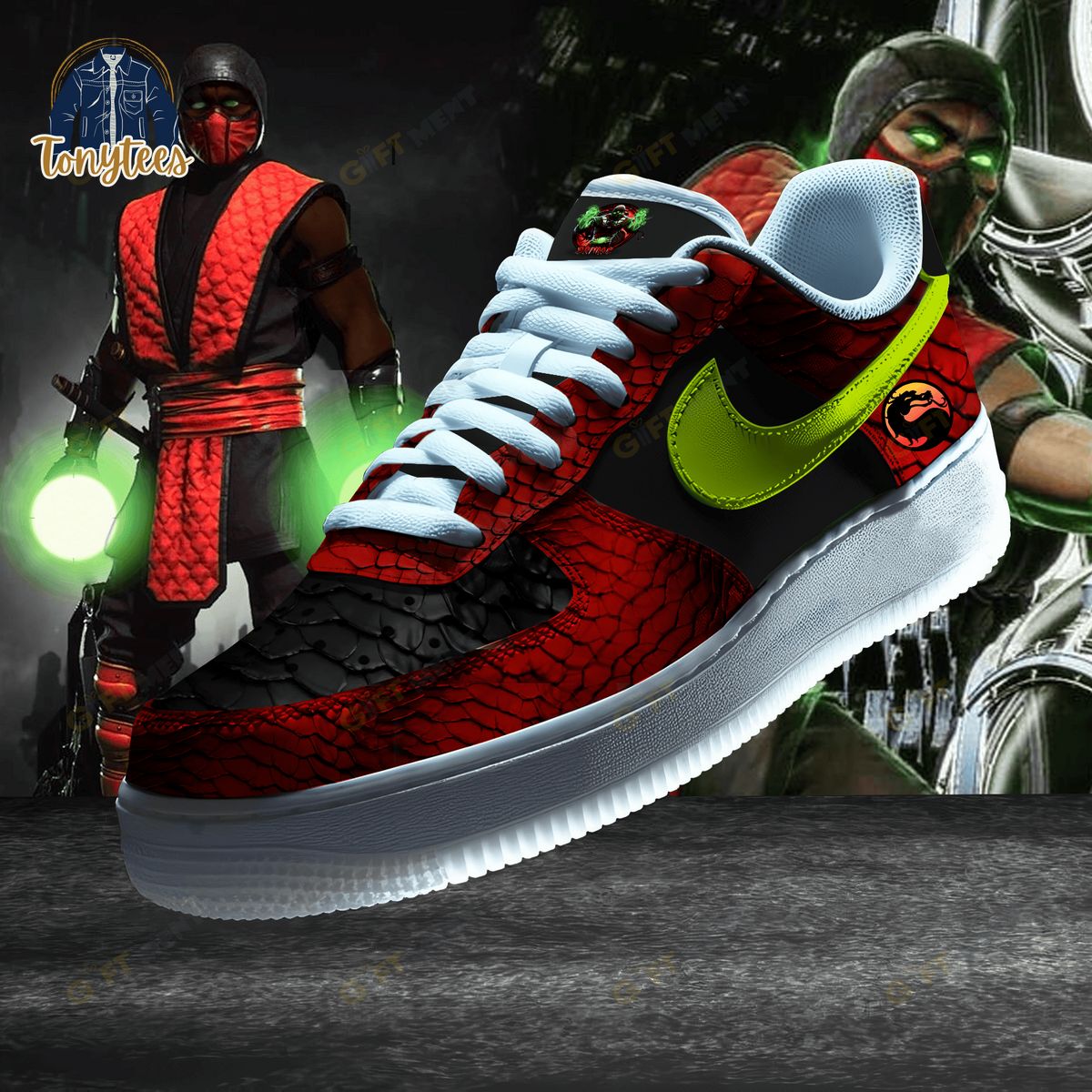 Ermac Mortal Kombat Air Force 1 Sneaker