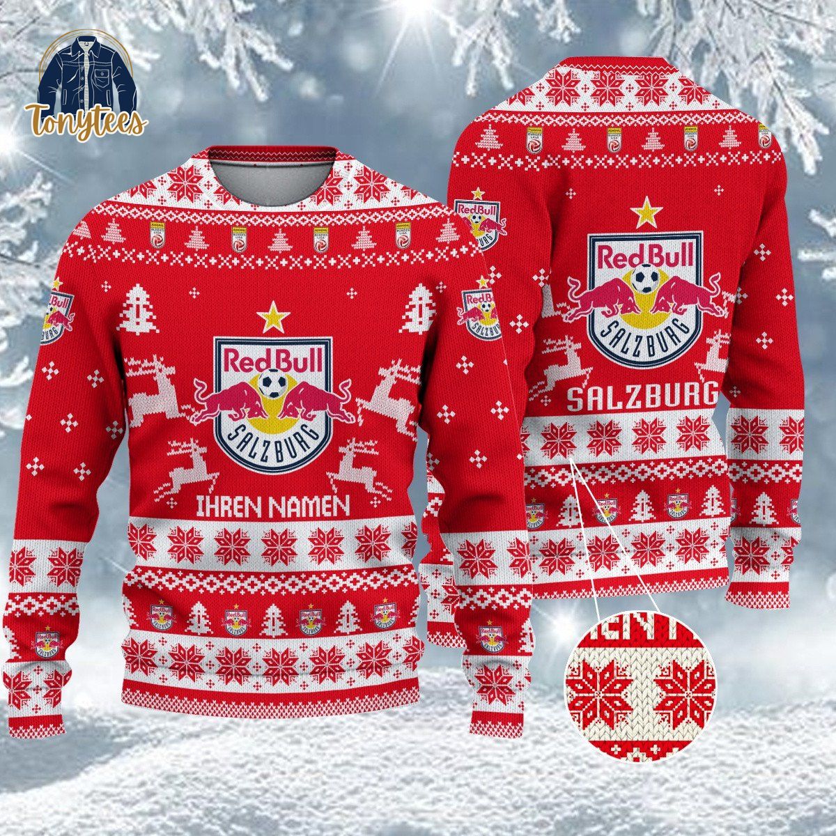 FC Red Bull Salzburg Admiral Bundesliga 2024 Ugly Sweater